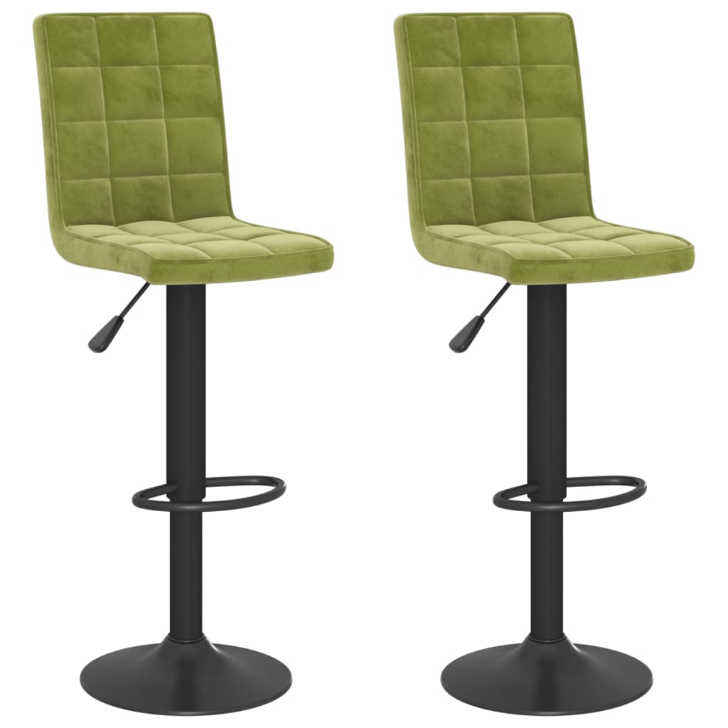 Barkrukken 2 st fluweel lichtgroen is nu te koop bij PeponiXL, paradijselijk wonen!