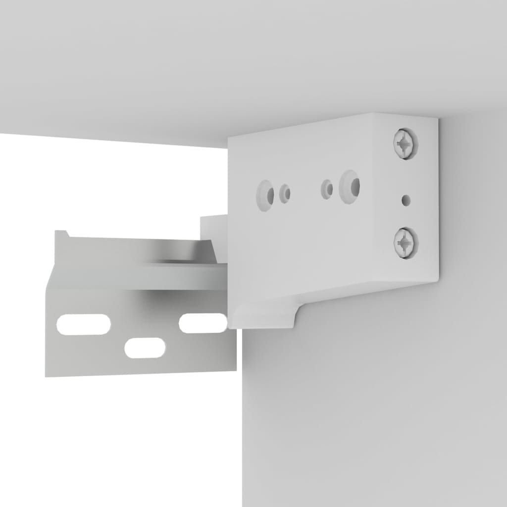 Tv-wandmeubel 102x35x35 cm bewerkt hout wit is nu te koop bij PeponiXL, paradijselijk wonen!