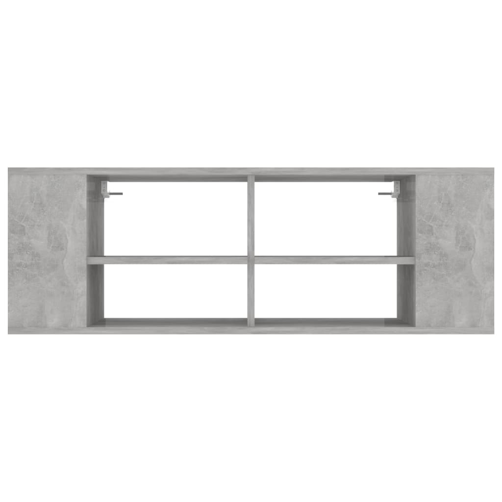 Tv-wandmeubel 102x35x35 cm bewerkt hout betongrijs is nu te koop bij PeponiXL, paradijselijk wonen!