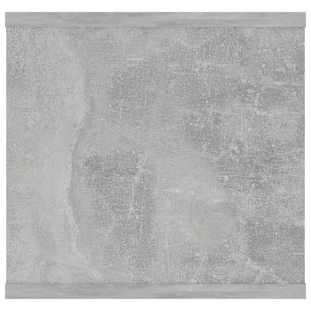 Wandschap 102x30x29 cm bewerkt hout betongrijs is nu te koop bij PeponiXL, paradijselijk wonen!
