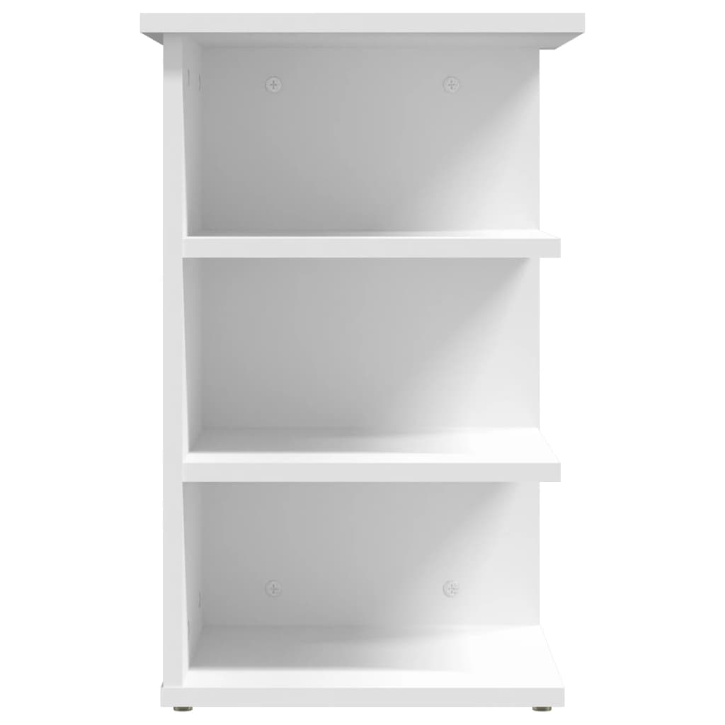 Bijzetkast 35x35x55 cm bewerkt hout wit is nu te koop bij PeponiXL, paradijselijk wonen!