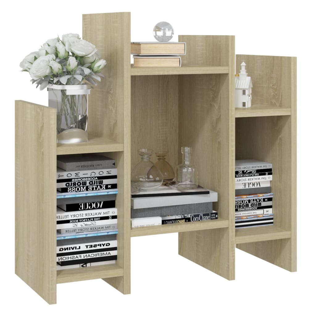 Bijzetkast 60x26x60 cm bewerkt hout sonoma eikenkleurig is nu te koop bij PeponiXL, paradijselijk wonen!