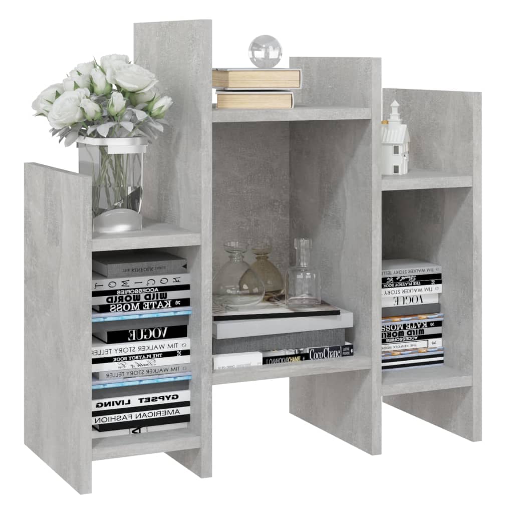 Bijzetkast 60x26x60 cm bewerkt hout betongrijs is nu te koop bij PeponiXL, paradijselijk wonen!