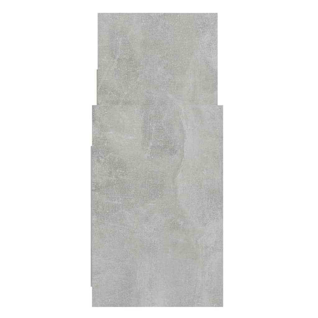 Bijzetkast 60x26x60 cm bewerkt hout betongrijs is nu te koop bij PeponiXL, paradijselijk wonen!