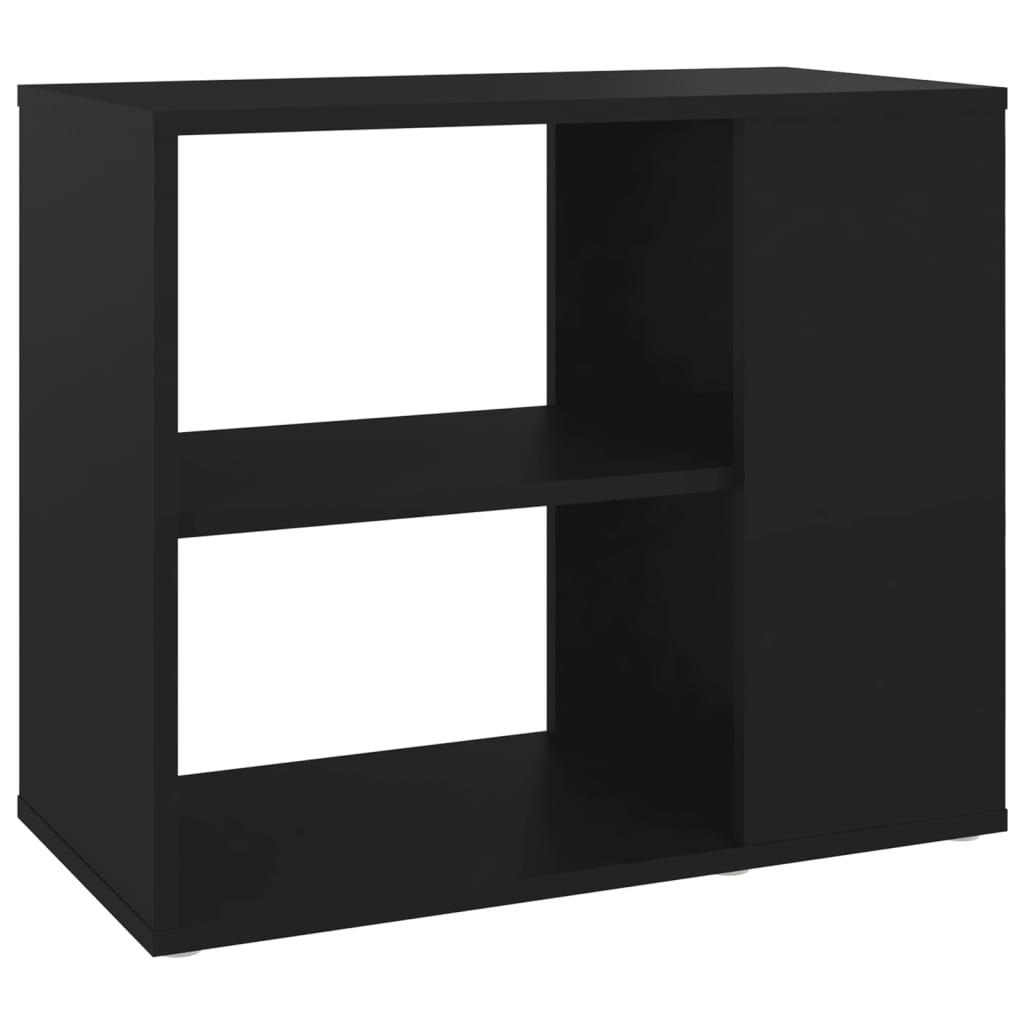 Bijzetkast 60x30x50 cm bewerkt hout zwart is nu te koop bij PeponiXL, paradijselijk wonen!