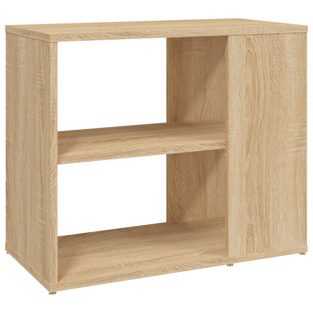 Bijzetkast 60x30x50 cm bewerkt hout sonoma eikenkleurig is nu te koop bij PeponiXL, paradijselijk wonen!
