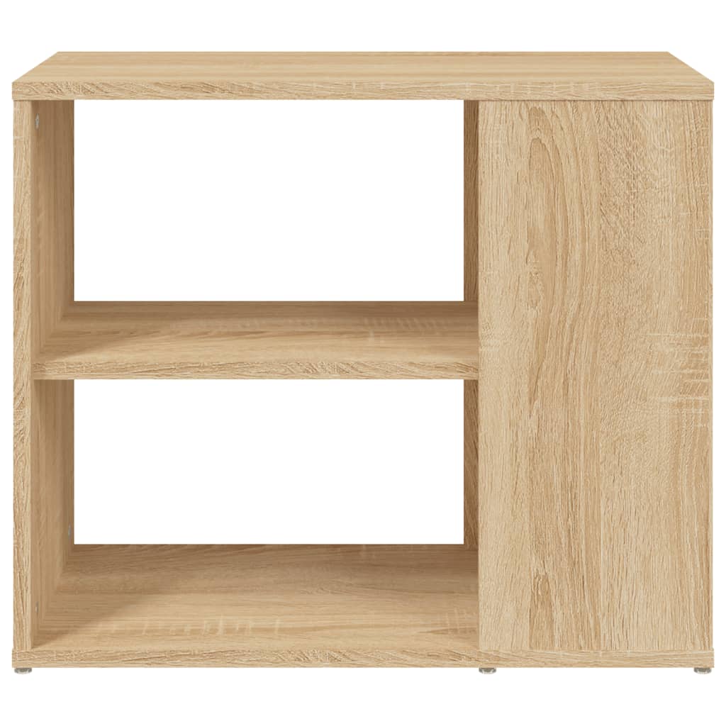 Bijzetkast 60x30x50 cm bewerkt hout sonoma eikenkleurig is nu te koop bij PeponiXL, paradijselijk wonen!