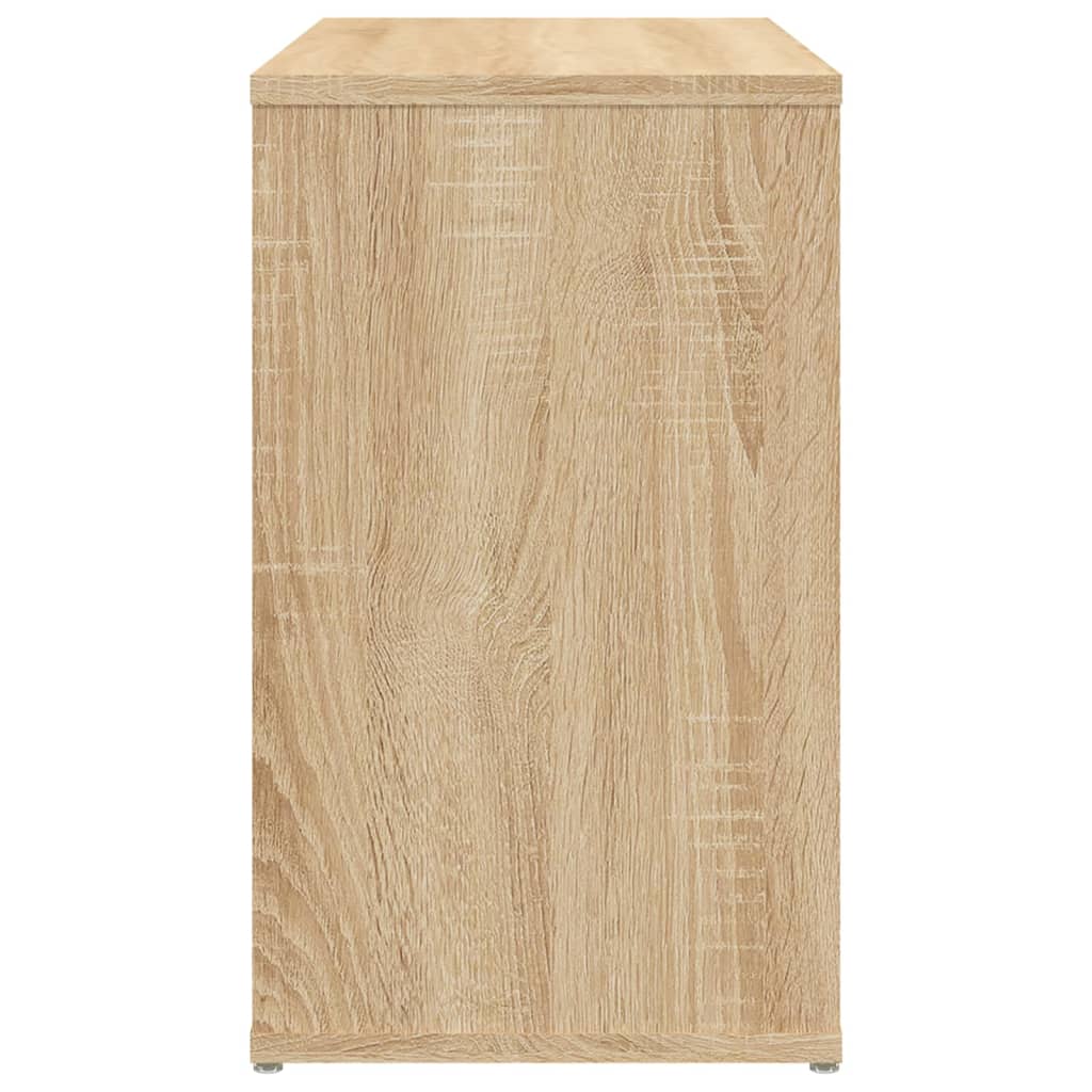 Bijzetkast 60x30x50 cm bewerkt hout sonoma eikenkleurig is nu te koop bij PeponiXL, paradijselijk wonen!