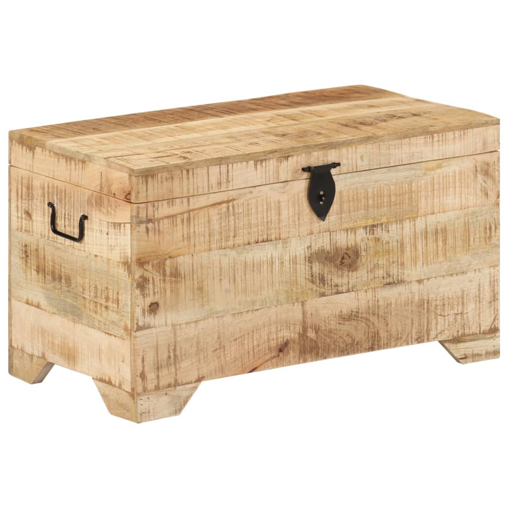 Opbergkist massief ruw mangohout is nu te koop bij PeponiXL, paradijselijk wonen!