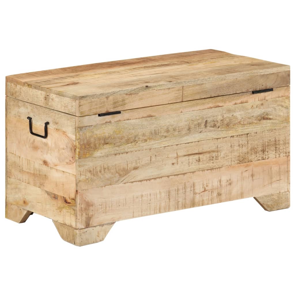 Opbergkist massief ruw mangohout is nu te koop bij PeponiXL, paradijselijk wonen!