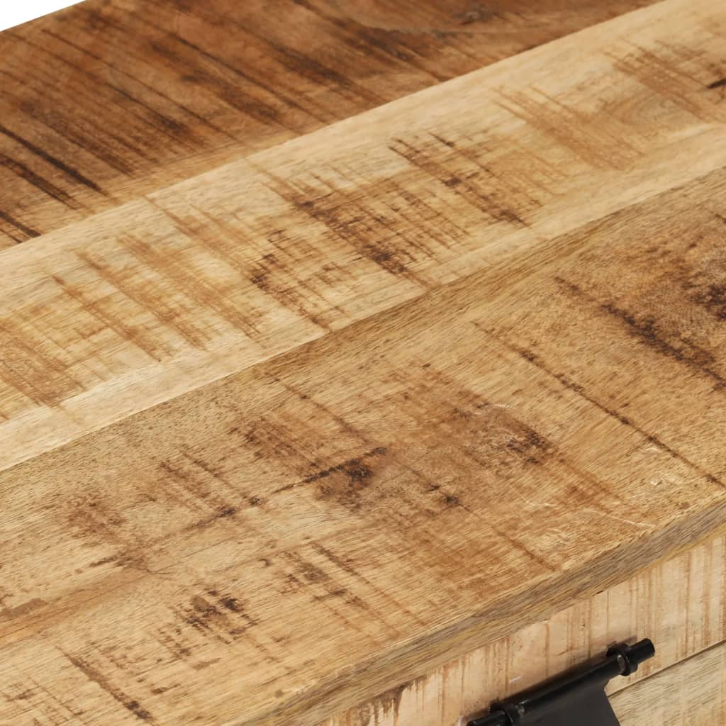 Opbergkist massief ruw mangohout is nu te koop bij PeponiXL, paradijselijk wonen!
