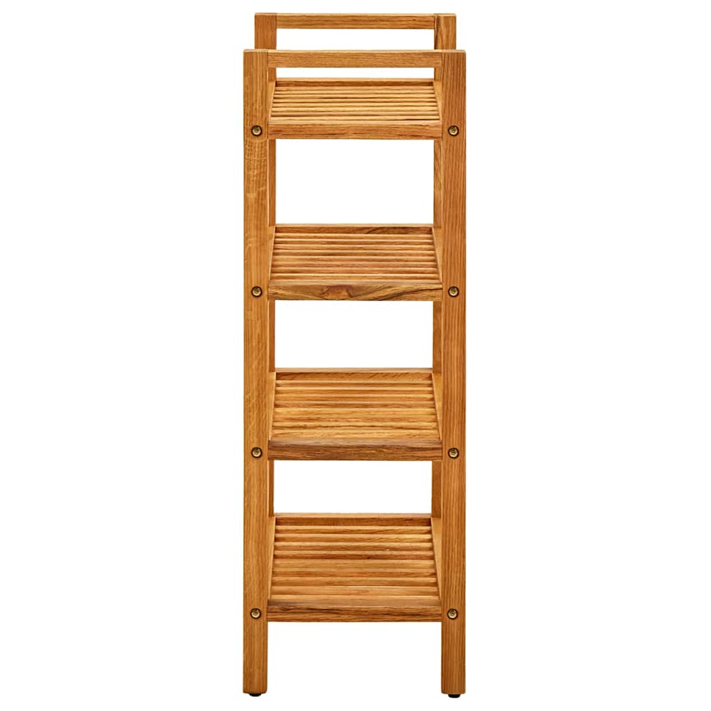 Schoenenrek met 4 schappen 50x27x80 cm massief eikenhout is nu te koop bij PeponiXL, paradijselijk wonen!