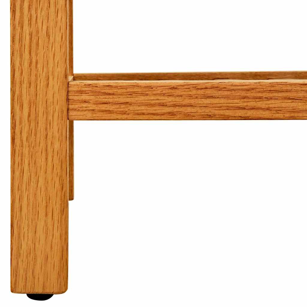 Schoenenrek met 5 schappen 50x27x100 cm massief eikenhout is nu te koop bij PeponiXL, paradijselijk wonen!
