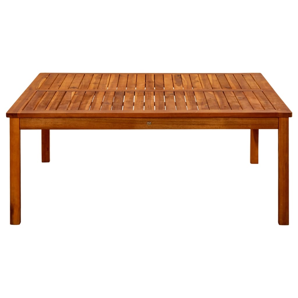Tuintafel 110x110x45 cm massief acaciahout is nu te koop bij PeponiXL, paradijselijk wonen!