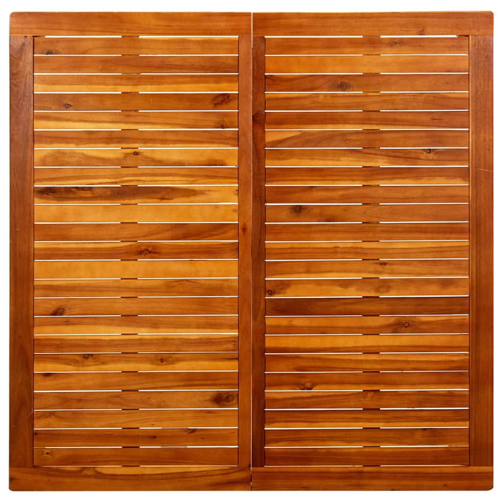 Tuintafel 110x110x45 cm massief acaciahout is nu te koop bij PeponiXL, paradijselijk wonen!