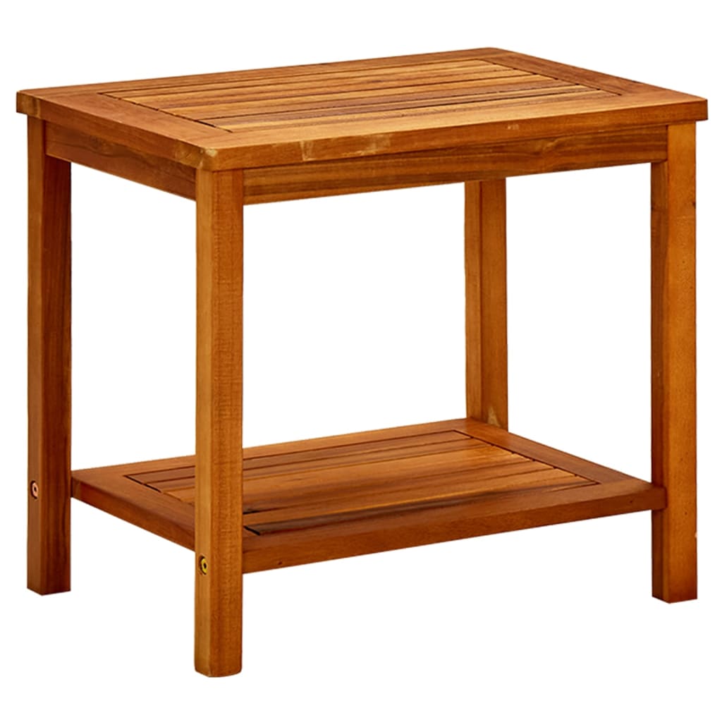 Salontafel 50x35x45 cm massief acaciahout is nu te koop bij PeponiXL, paradijselijk wonen!