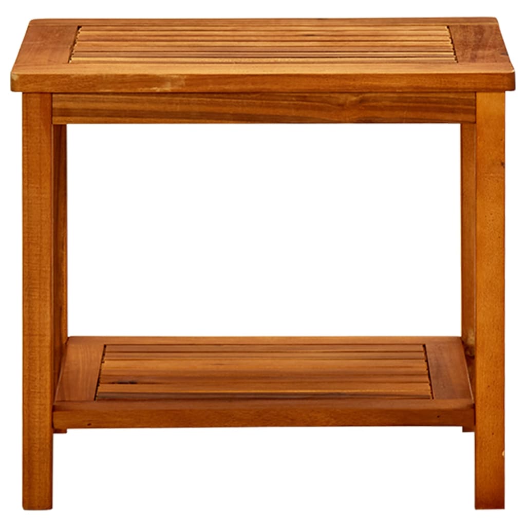 Salontafel 50x35x45 cm massief acaciahout is nu te koop bij PeponiXL, paradijselijk wonen!