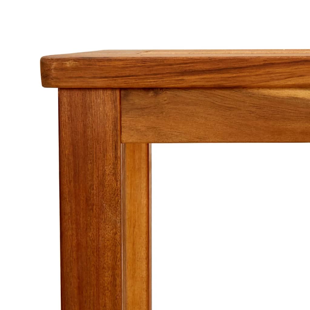 Tuinwandtafel 80x35x75 cm massief acaciahout is nu te koop bij PeponiXL, paradijselijk wonen!
