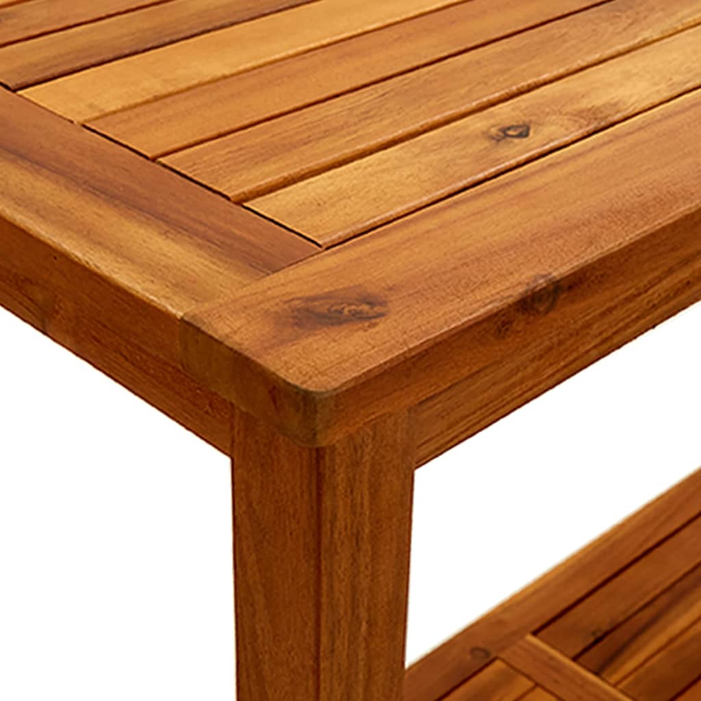 Tuinwandtafel 110x40x75 cm massief acaciahout is nu te koop bij PeponiXL, paradijselijk wonen!