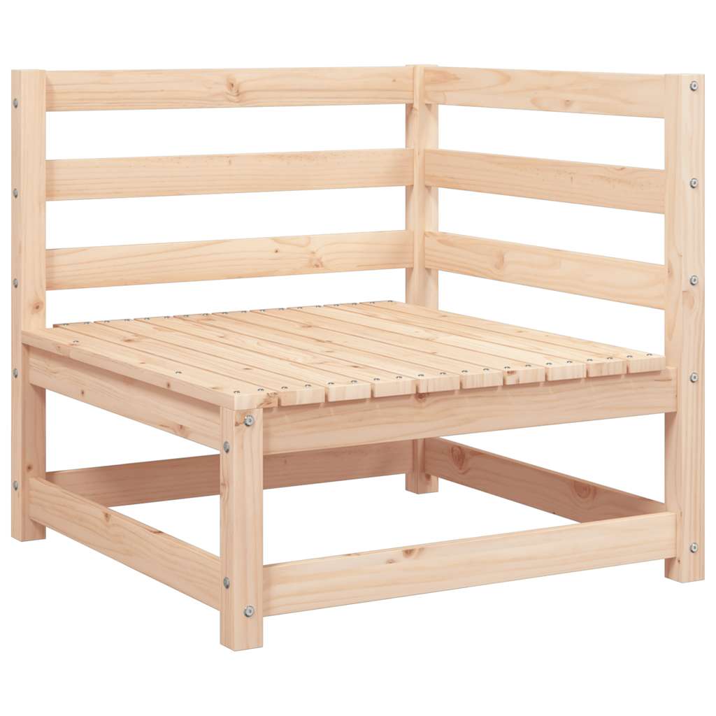 Tuinhoekbank met antracietkleurige kussens massief grenenhout is nu te koop bij PeponiXL, paradijselijk wonen!