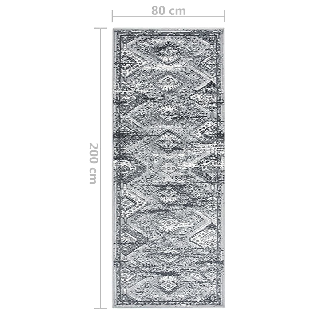 Tapijtloper 80x200 cm BCF oosters grijs is nu te koop bij PeponiXL, paradijselijk wonen!