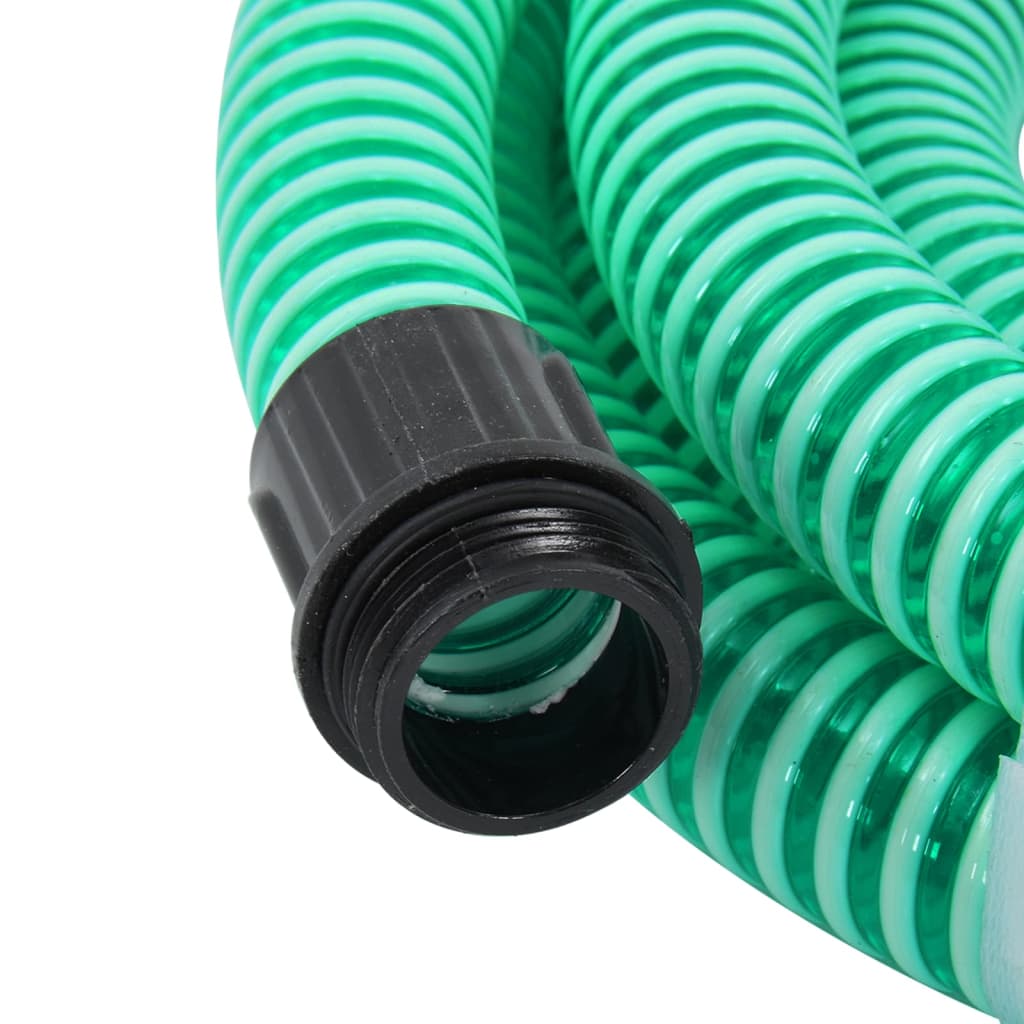 Zuigslang met messing koppelingen 1,1'' 4 m PVC groen is nu te koop bij PeponiXL, paradijselijk wonen!