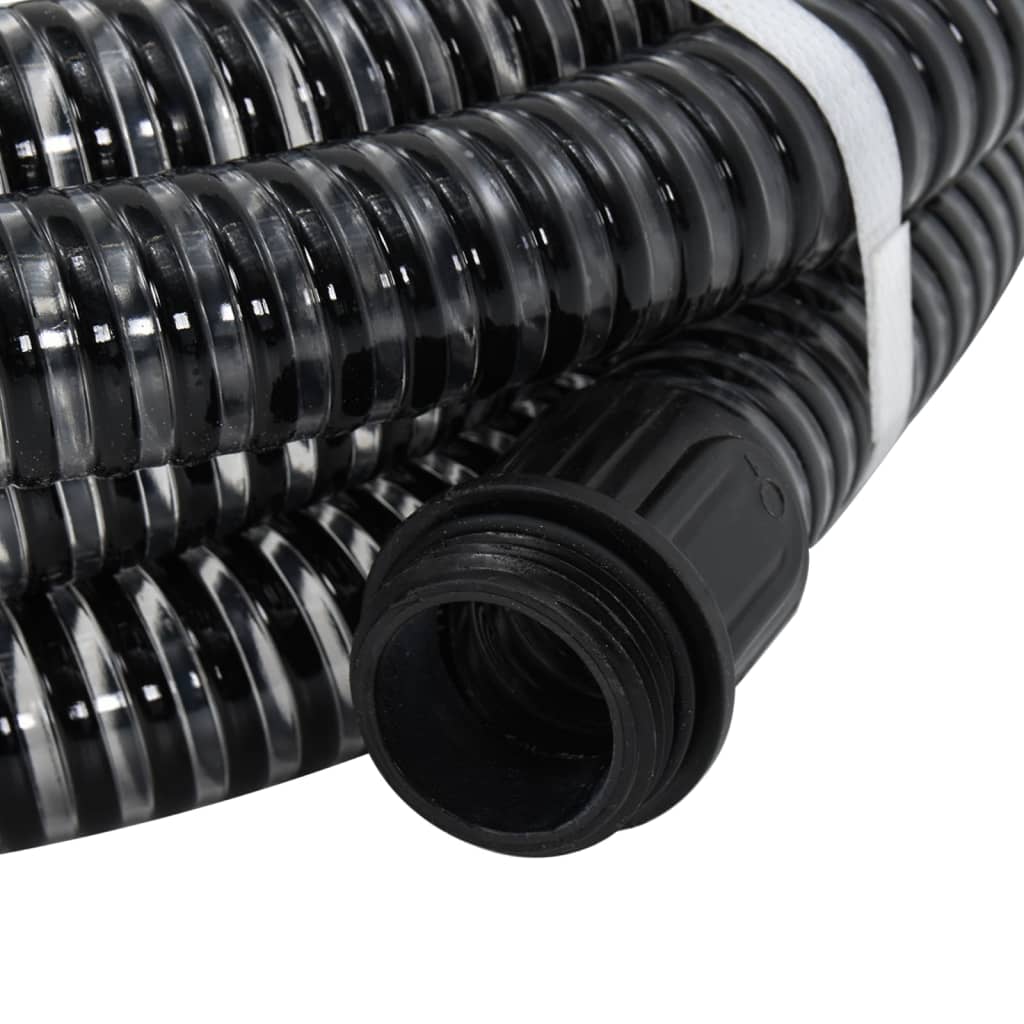 Zuigslang met messing koppelingen 1,1'' 4 m PVC zwart is nu te koop bij PeponiXL, paradijselijk wonen!