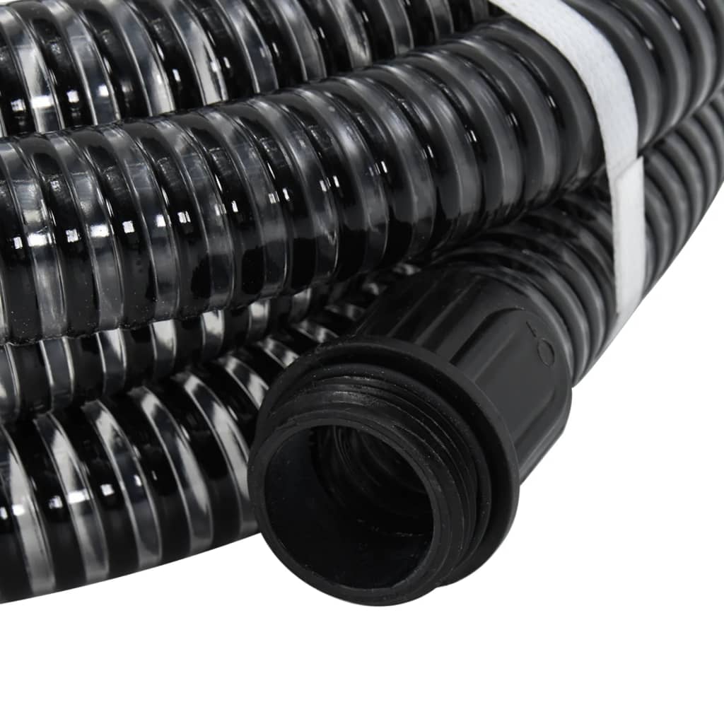 Zuigslang met messing koppelingen 1,1'' 10 m PVC zwart is nu te koop bij PeponiXL, paradijselijk wonen!