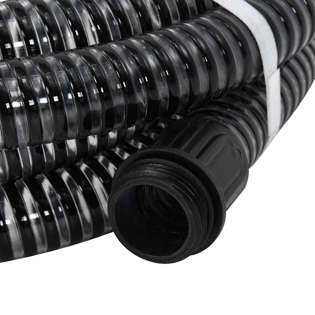 Zuigslang met messing koppelingen 1,1'' 15 m PVC zwart is nu te koop bij PeponiXL, paradijselijk wonen!