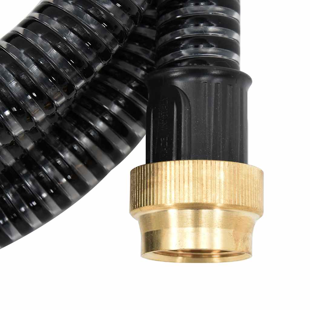 Zuigslang met messing koppelingen 1,1'' 25 m PVC zwart is nu te koop bij PeponiXL, paradijselijk wonen!