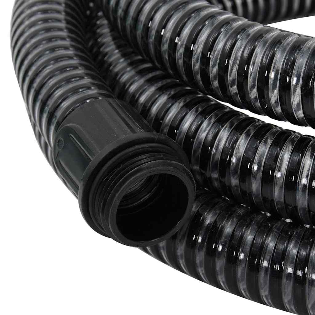 Zuigslang met messing koppelingen 1,1'' 25 m PVC zwart is nu te koop bij PeponiXL, paradijselijk wonen!