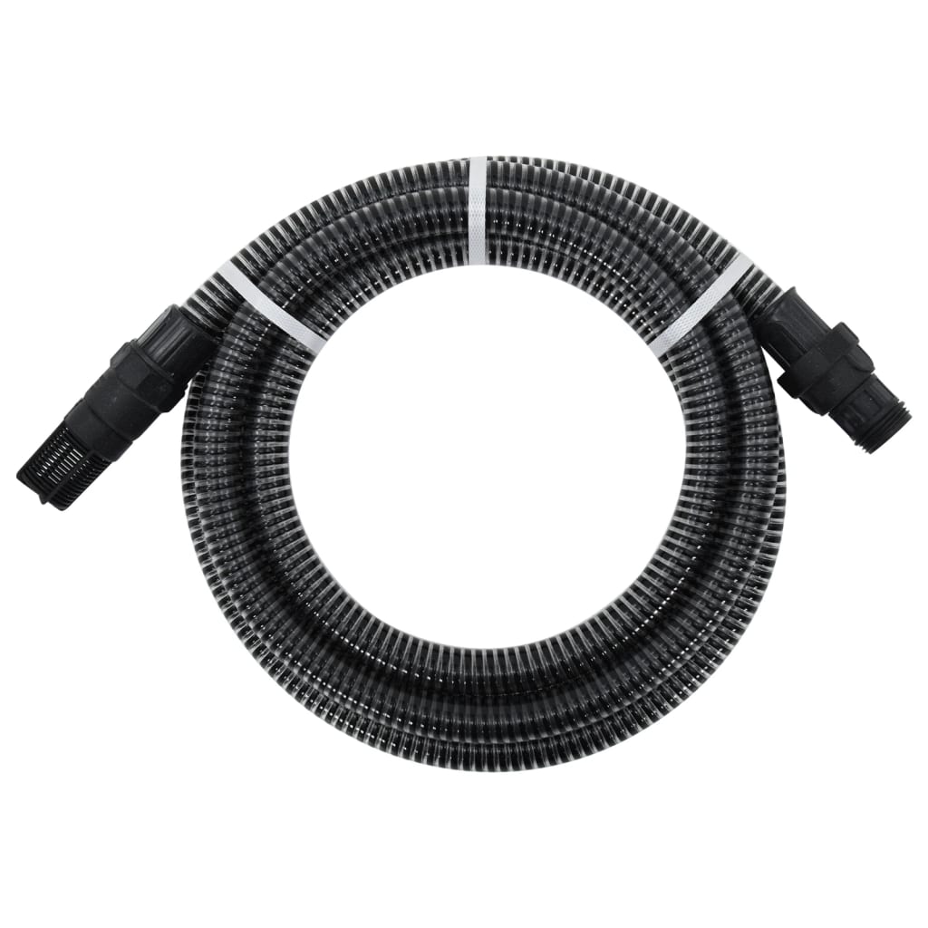 Zuigslang met PVC koppelingen 1,1'' 7 m PVC zwart is nu te koop bij PeponiXL, paradijselijk wonen!