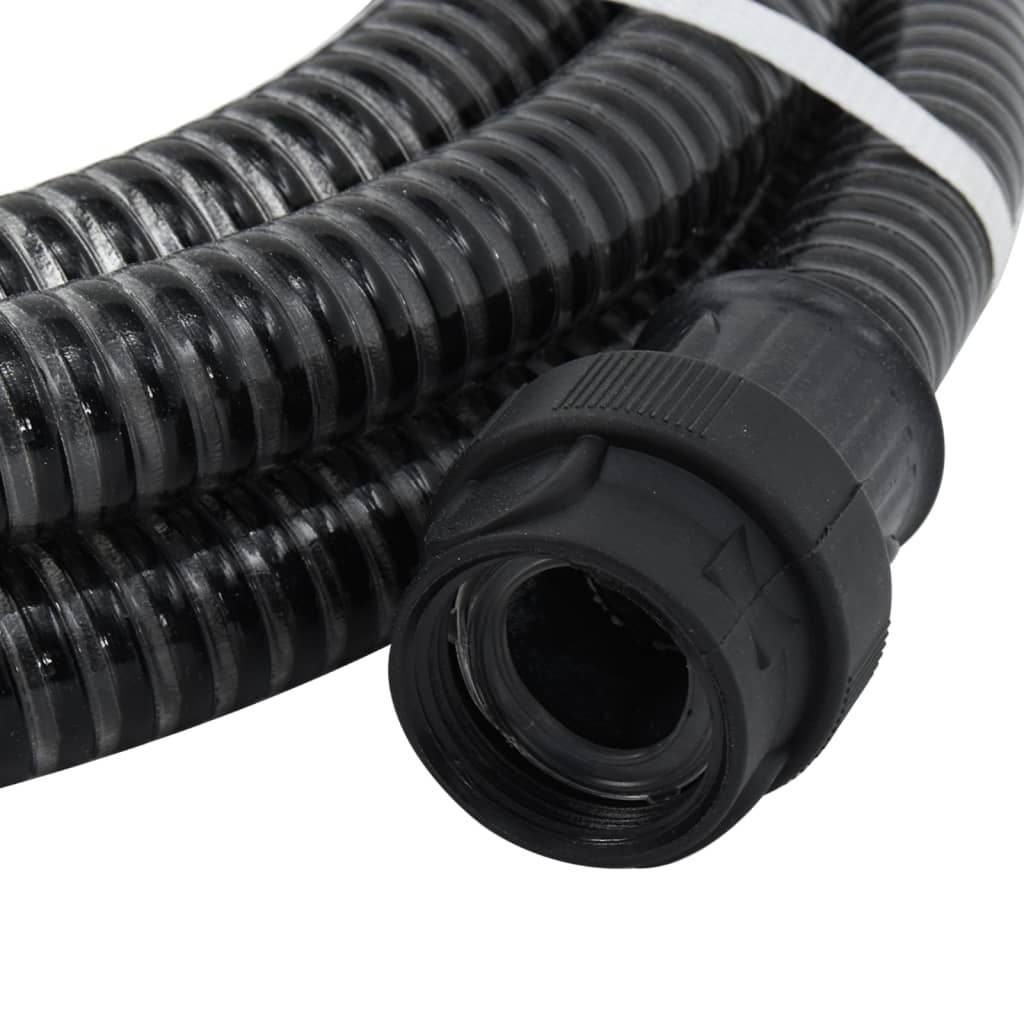 Zuigslang met PVC koppelingen 1,1'' 7 m PVC zwart is nu te koop bij PeponiXL, paradijselijk wonen!