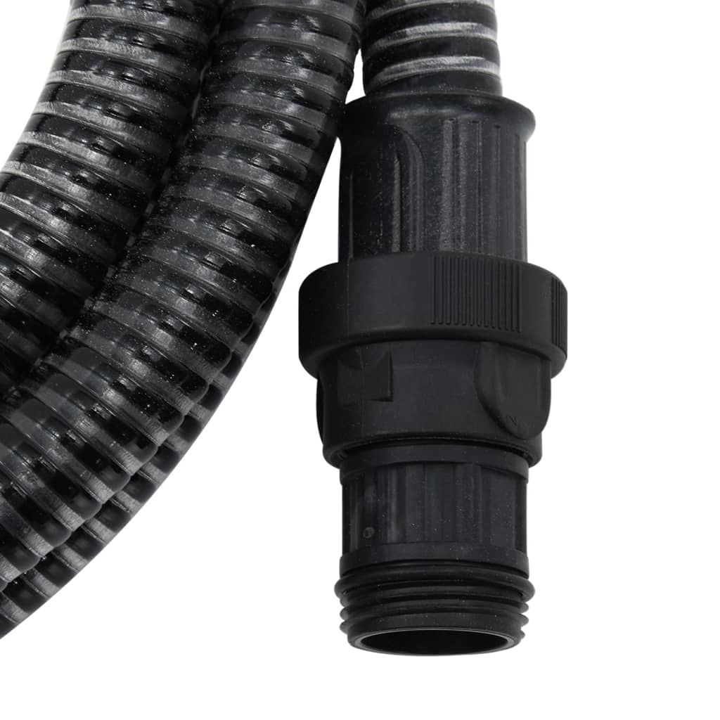 Zuigslang met PVC koppelingen 1,1'' 10 m PVC zwart is nu te koop bij PeponiXL, paradijselijk wonen!