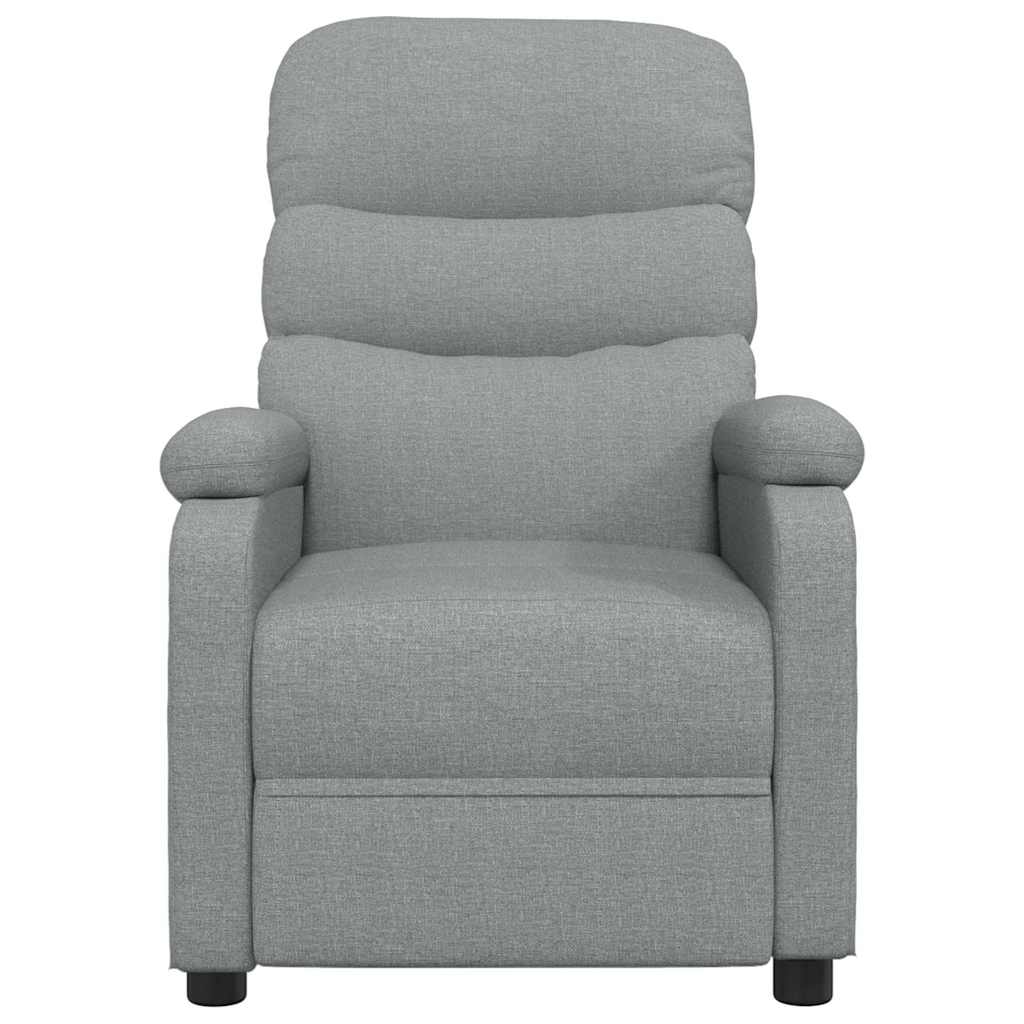 Massagestoel elektrisch stof lichtgrijs is nu te koop bij PeponiXL, paradijselijk wonen!
