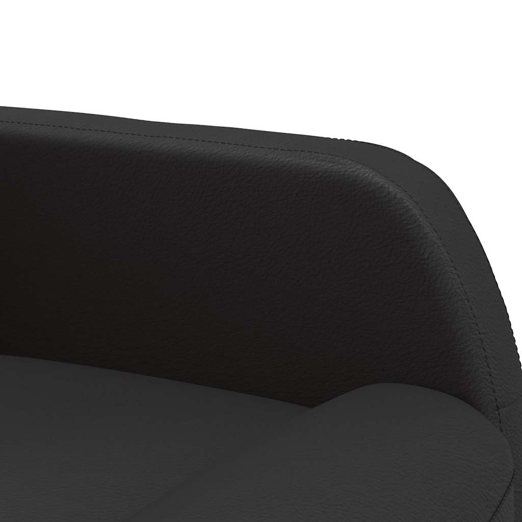 Fauteuil elektrisch verstelbaar kunstleer zwart is nu te koop bij PeponiXL, paradijselijk wonen!