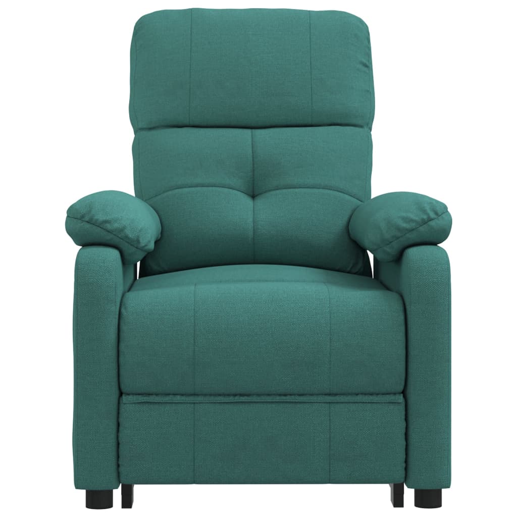 Fauteuil verstelbaar elektrisch stof donkergroen is nu te koop bij PeponiXL, paradijselijk wonen!