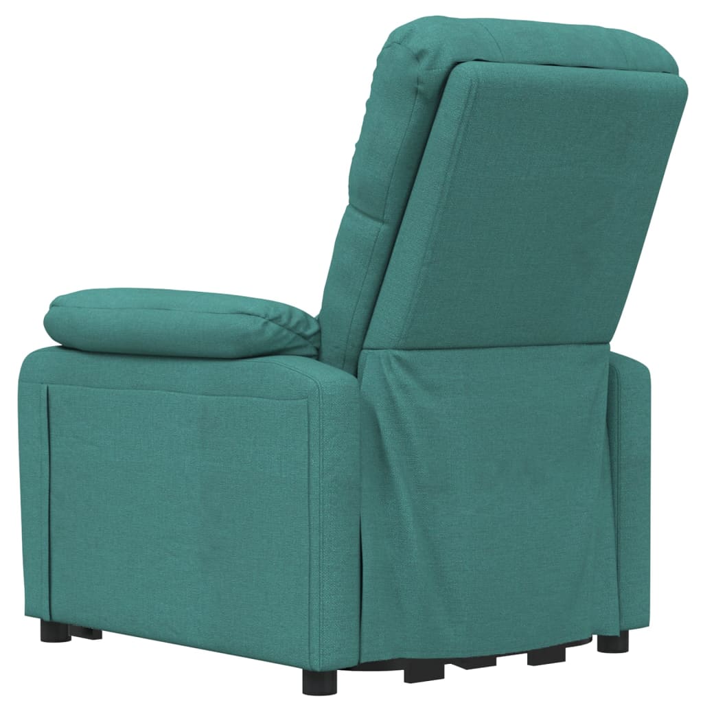Fauteuil verstelbaar elektrisch stof donkergroen is nu te koop bij PeponiXL, paradijselijk wonen!