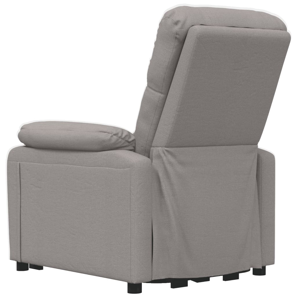 Fauteuil verstelbaar elektrisch stof taupe is nu te koop bij PeponiXL, paradijselijk wonen!