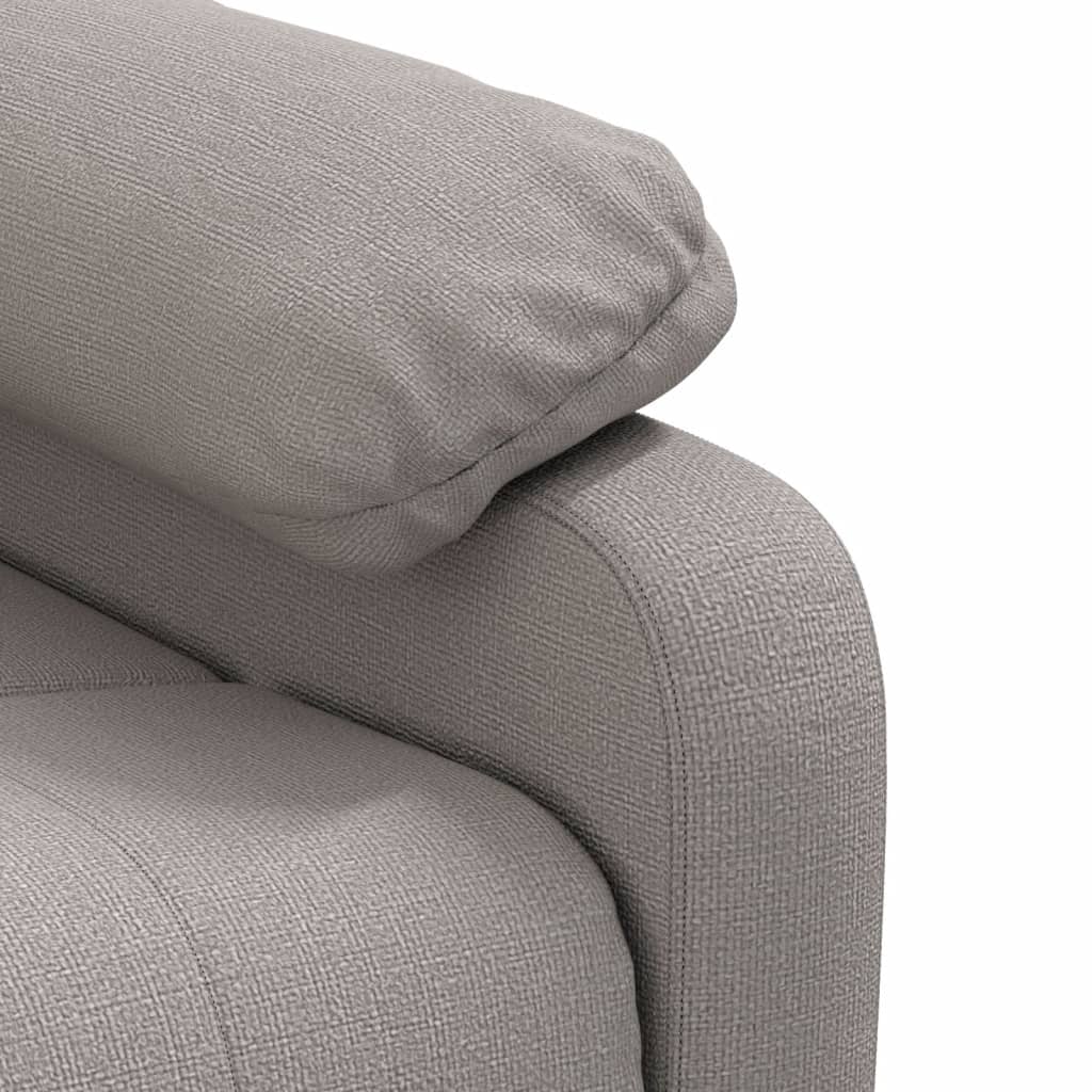 Fauteuil verstelbaar elektrisch stof taupe is nu te koop bij PeponiXL, paradijselijk wonen!