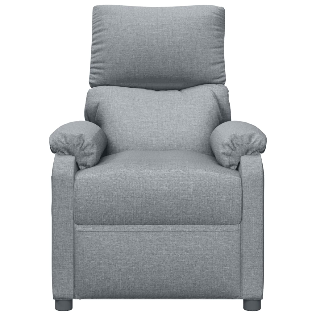 Massagestoel elektrisch stof lichtgrijs is nu te koop bij PeponiXL, paradijselijk wonen!
