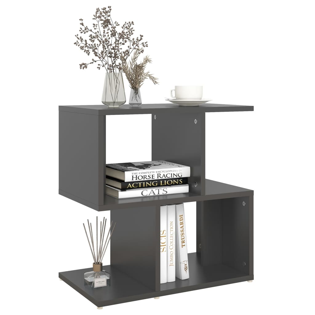 Nachtkastjes 2 st 50x30x51,5 cm bewerkt hout grijs is nu te koop bij PeponiXL, paradijselijk wonen!