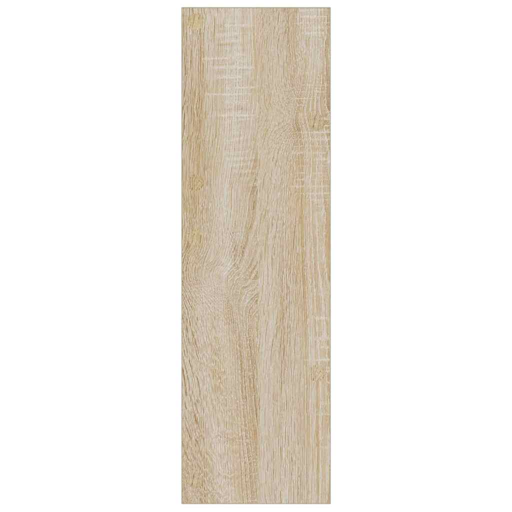 Wandschoenenkast 60x18x60 cm spaanplaat sonoma eikenkleurig is nu te koop bij PeponiXL, paradijselijk wonen!