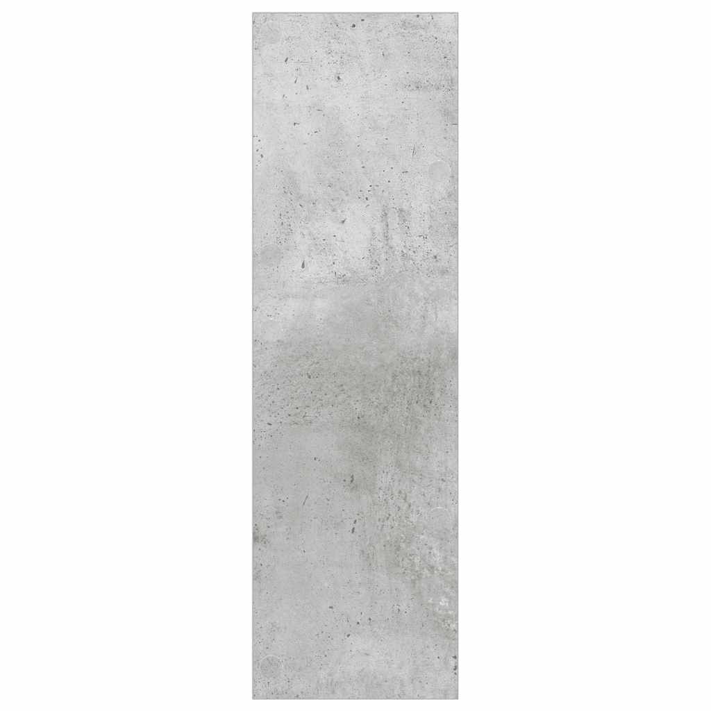 Wandschoenenkasten 2 st 60x18x60 cm spaanplaat betongrijs is nu te koop bij PeponiXL, paradijselijk wonen!