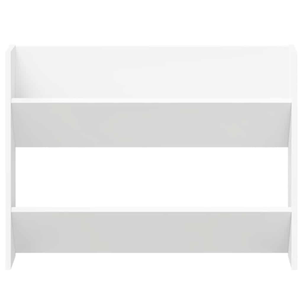 Wandschoenenkasten 2 st 80x18x60 cm spaanplaat wit is nu te koop bij PeponiXL, paradijselijk wonen!