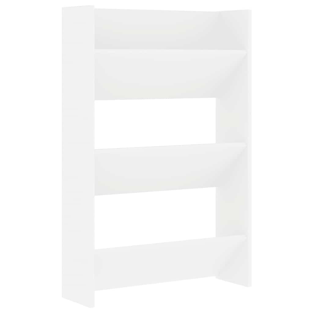 Wandschoenenkast 60x18x90 cm spaanplaat wit is nu te koop bij PeponiXL, paradijselijk wonen!