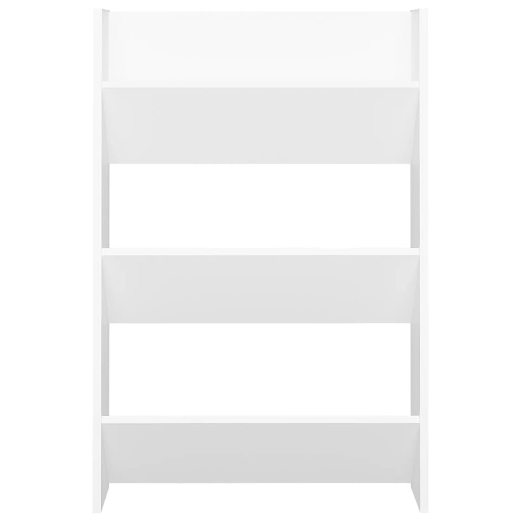 Wandschoenenkast 60x18x90 cm spaanplaat wit is nu te koop bij PeponiXL, paradijselijk wonen!