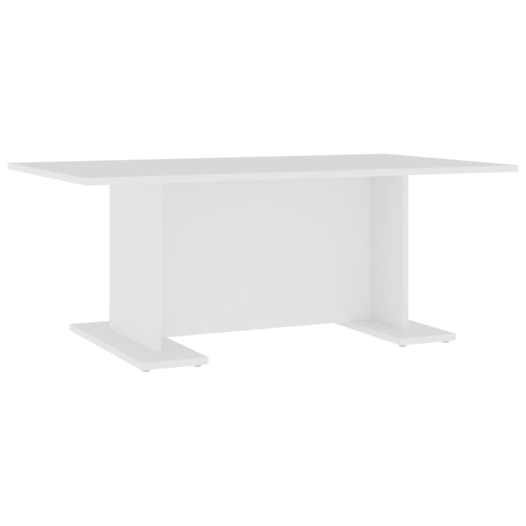 Salontafel 103,5x60x40 cm bewerkt hout wit is nu te koop bij PeponiXL, paradijselijk wonen!