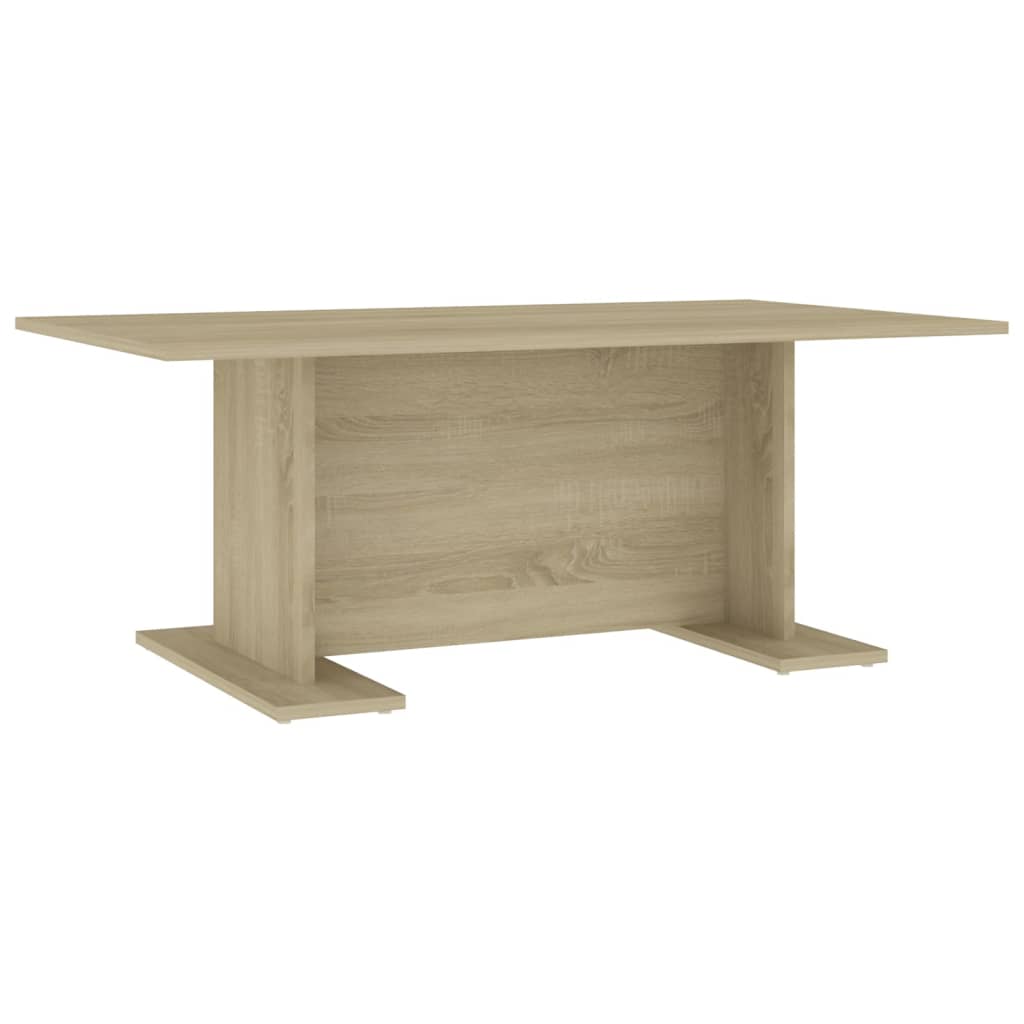 Salontafel 103,5x60x40 cm bewerkt hout sonoma eikenkleurig is nu te koop bij PeponiXL, paradijselijk wonen!
