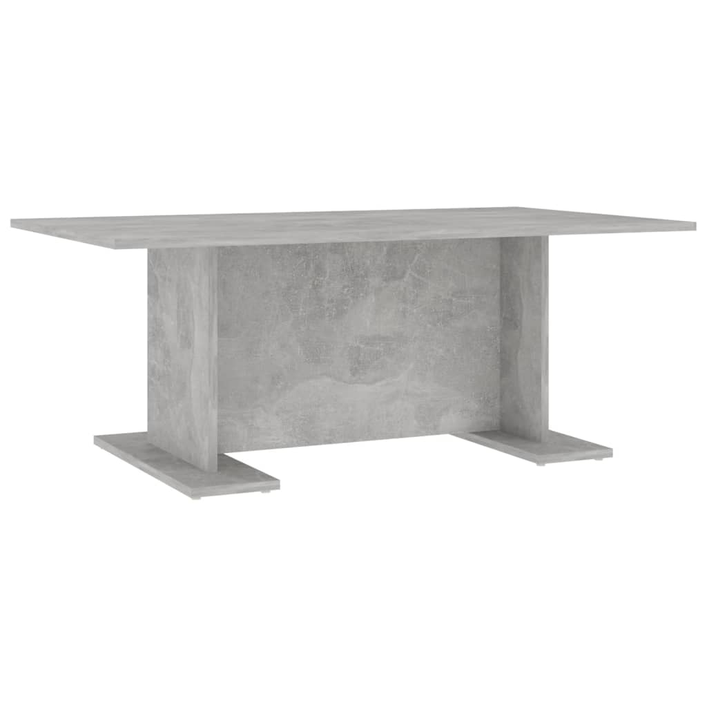 Salontafel 103,5x60x40 cm bewerkt hout betongrijs is nu te koop bij PeponiXL, paradijselijk wonen!